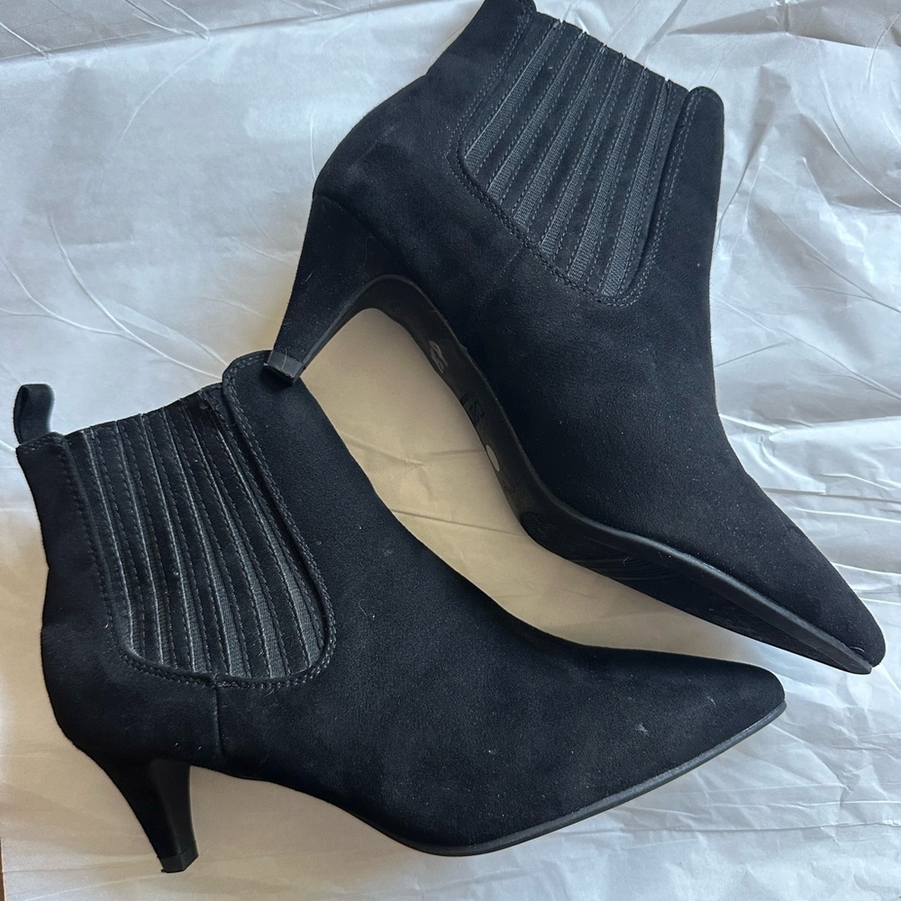 Bar III Black Heeled Ankle Boots